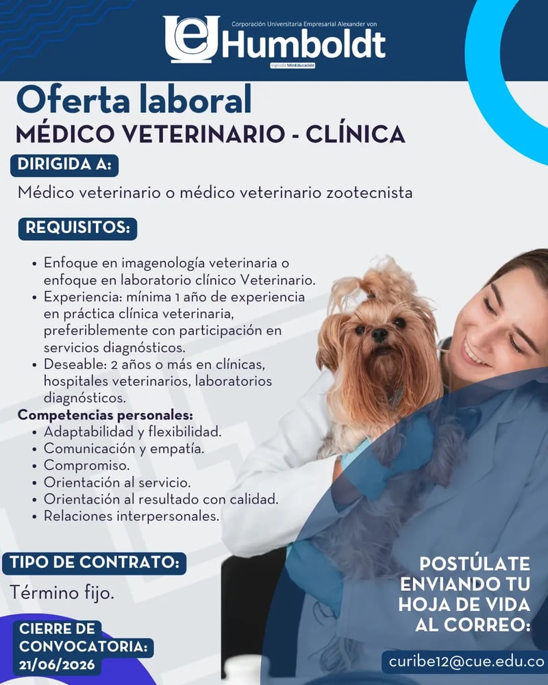 11junio Convocatoria-clinica-veterinaria