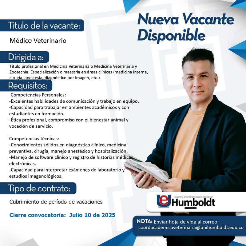 17-JUN VACANTE MEDICO VETERINARIO