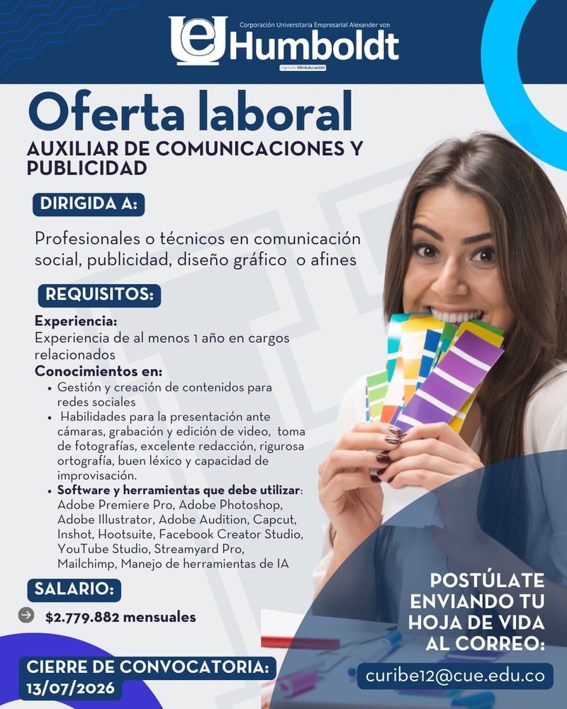 6Jul26 Vacante Comunicaciones