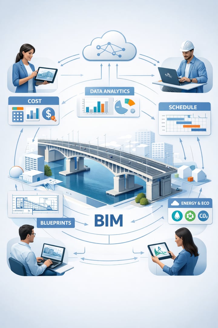 BIM Civil Engineering Digital Ecosystem Infrastructure Model Collaboration