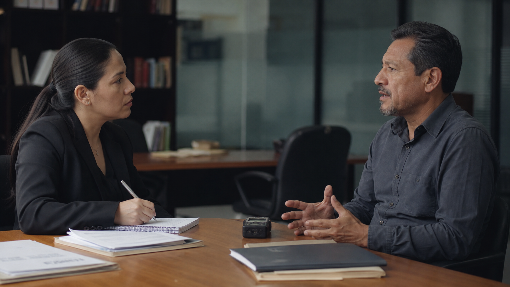 Professional Forensic Interview In Progress