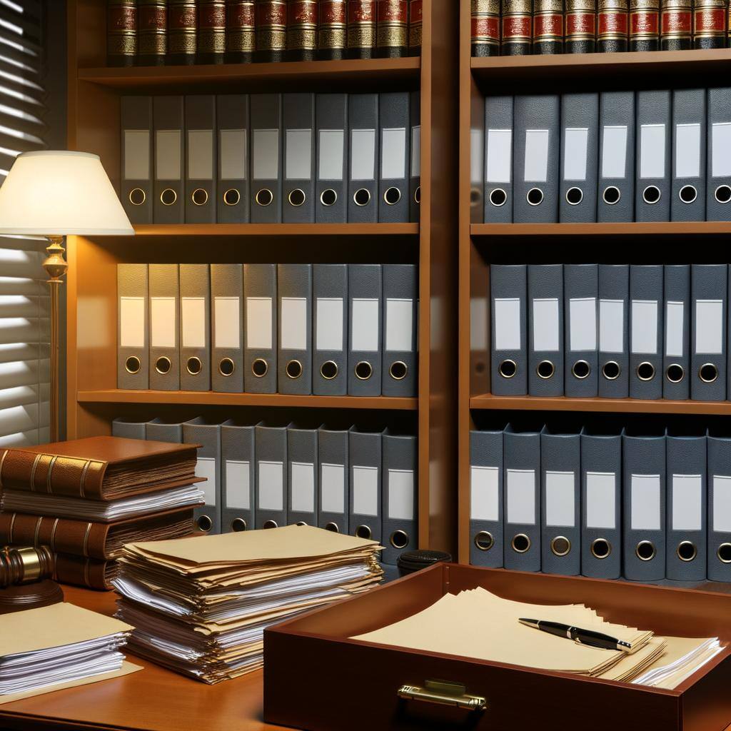 documentos y archivos de derecho