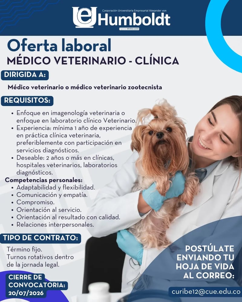 Médico Veterinario Clínica