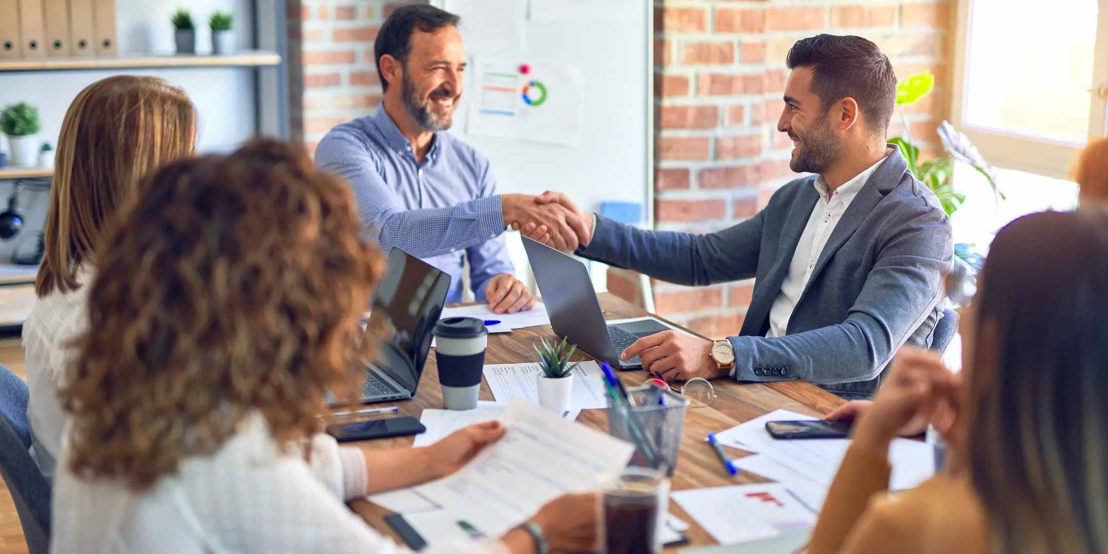 Reunión de líderes de una empresa