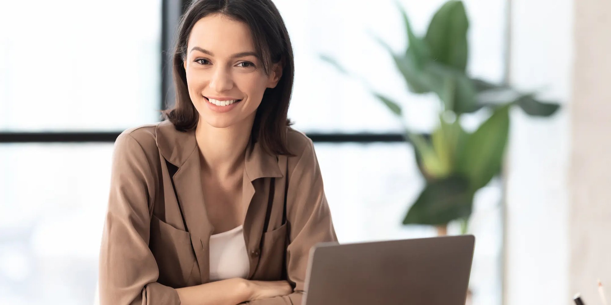 Mujer sonriente