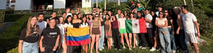 Grupo de estudiantes y docentes que participan de Experiencia Global Humboldt 2026