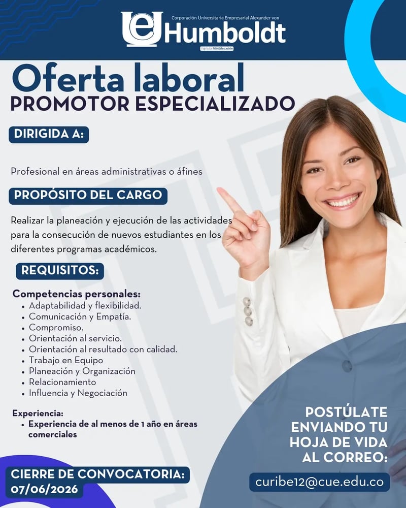 web PROMOTOR ESPECIALIZADO